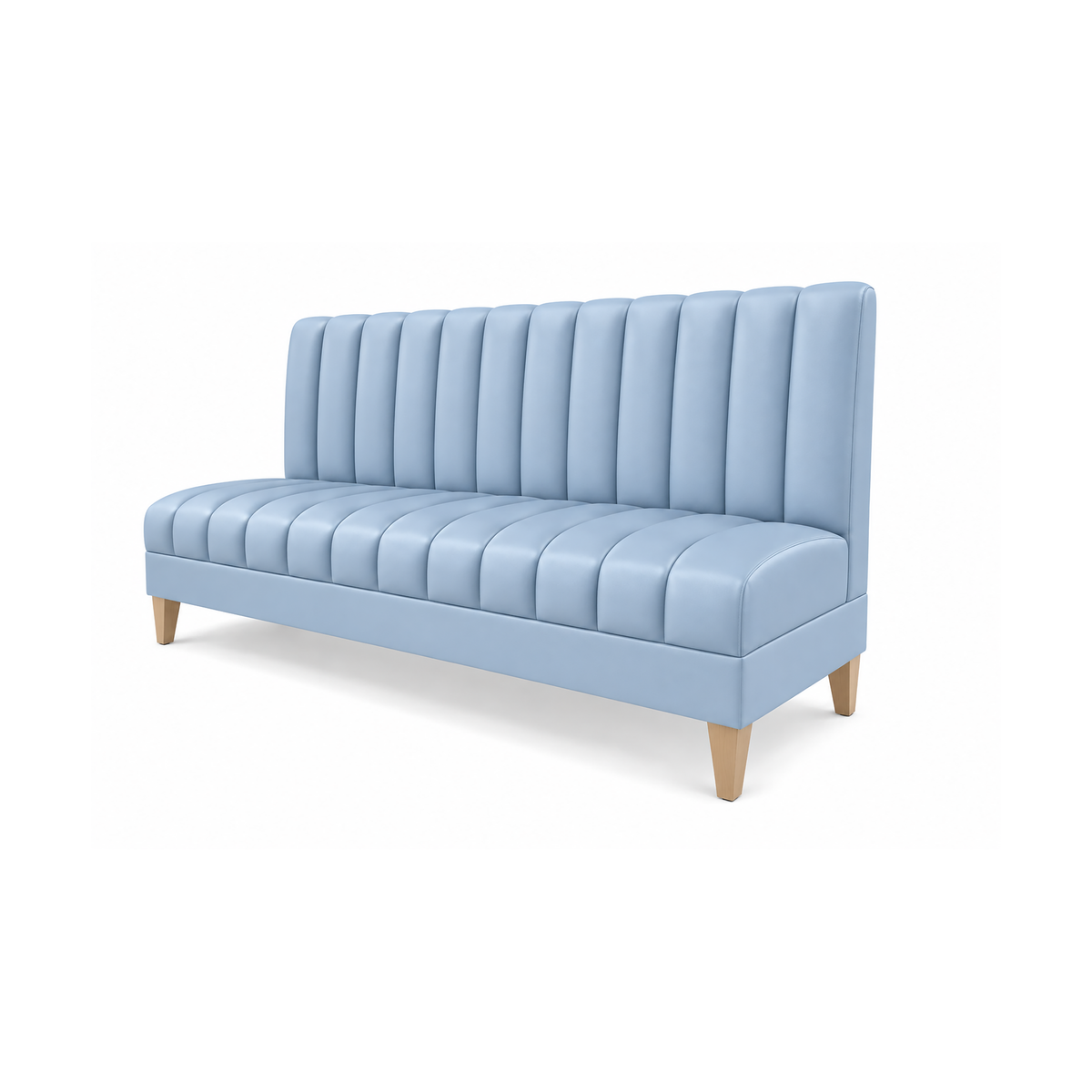 Straight Booth / Banquette Channeled Seat & Back Options