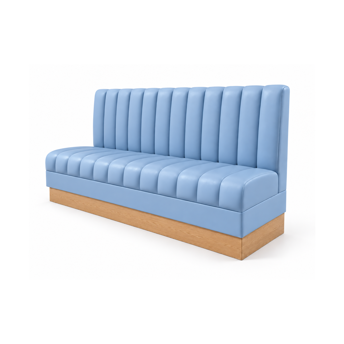 Straight Booth / Banquette Channeled Seat & Back Options