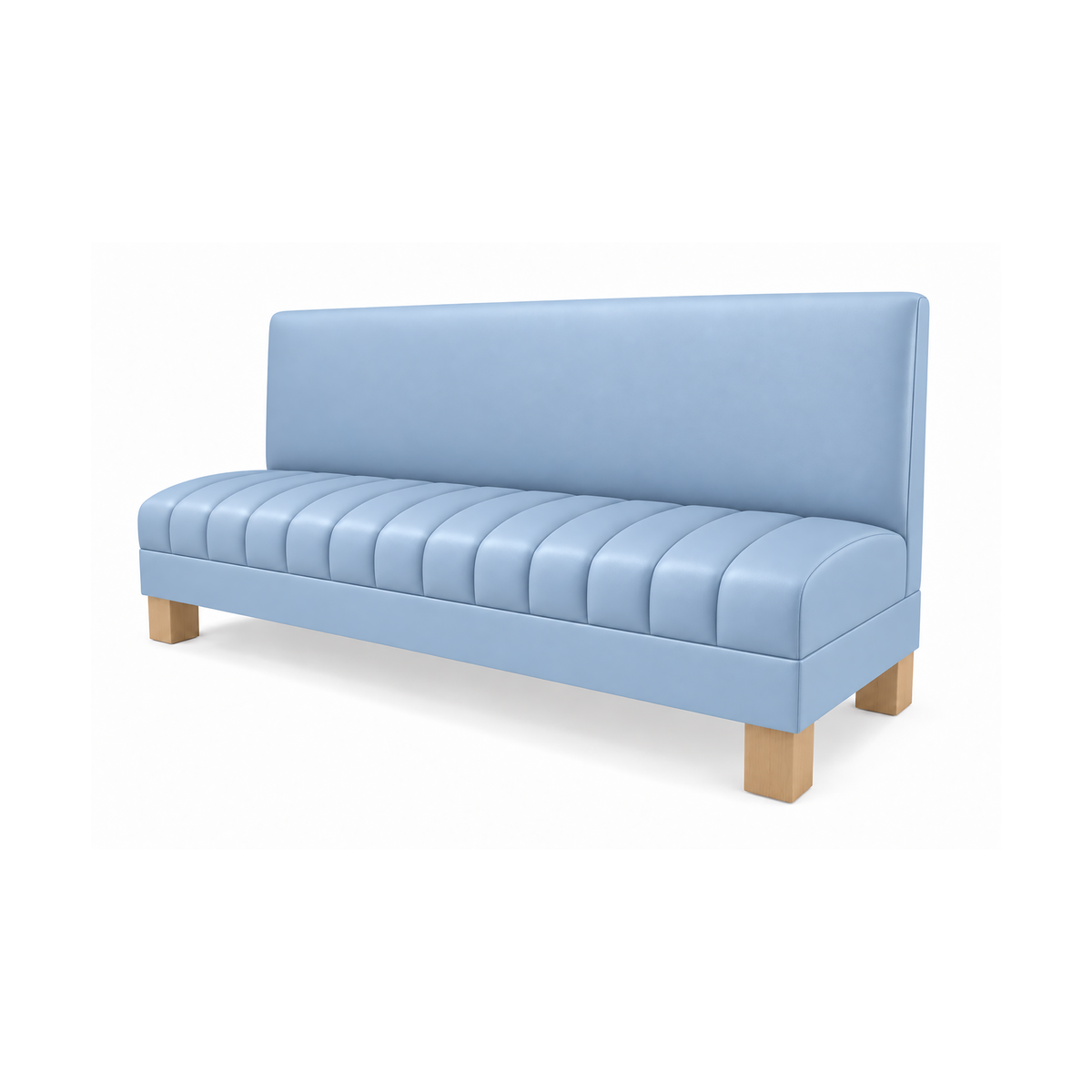 Straight Booth / Banquette Channeled Seat & Back Options