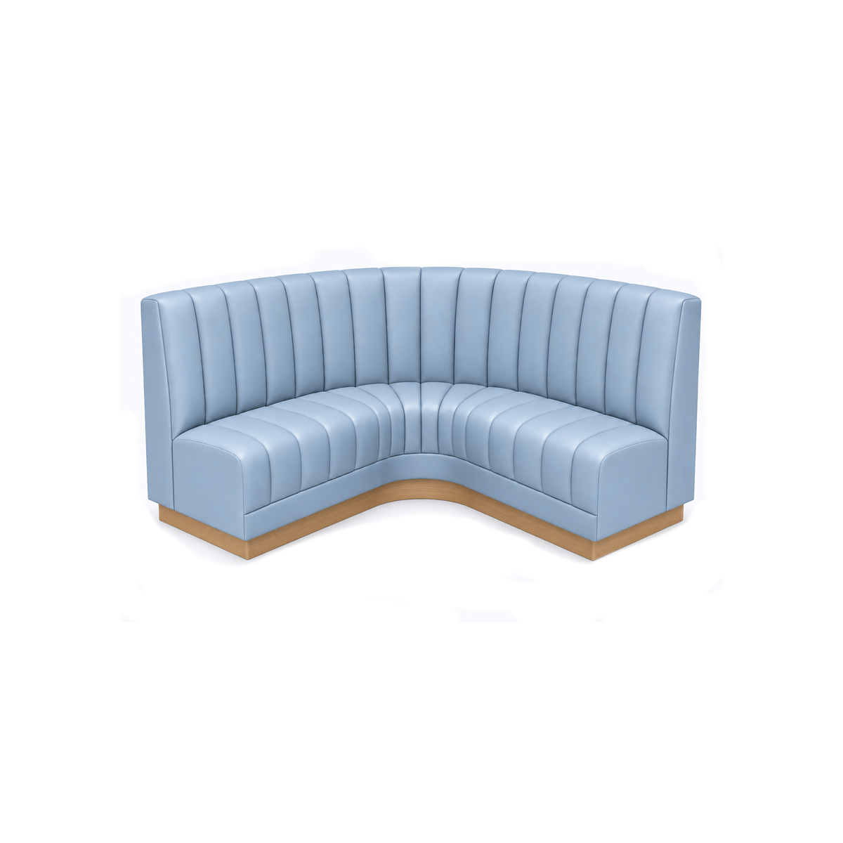 Radius Booth / Banquette - Channeled Options
