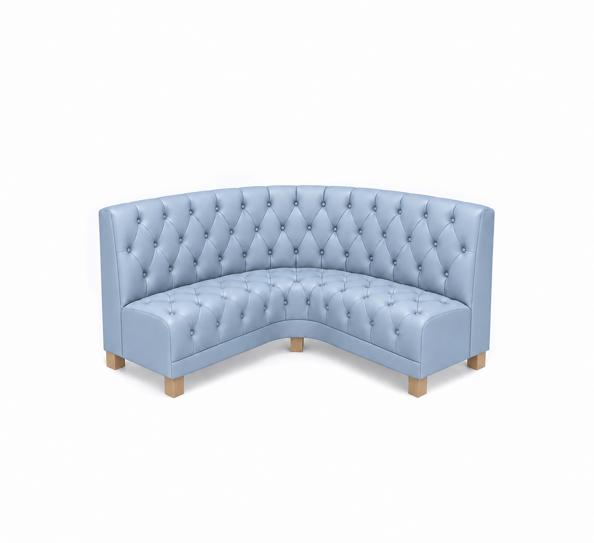 Radius Booth / Banquette - Tufted Options