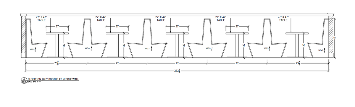 Wood Booth / Banquette (Stow Away Seat Option)