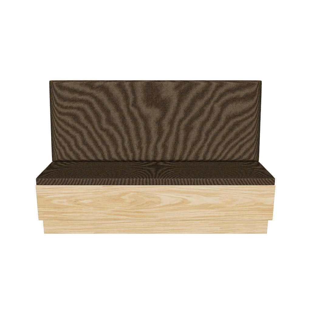 Wood Booth / Banquette (Cushioned Seat Option)