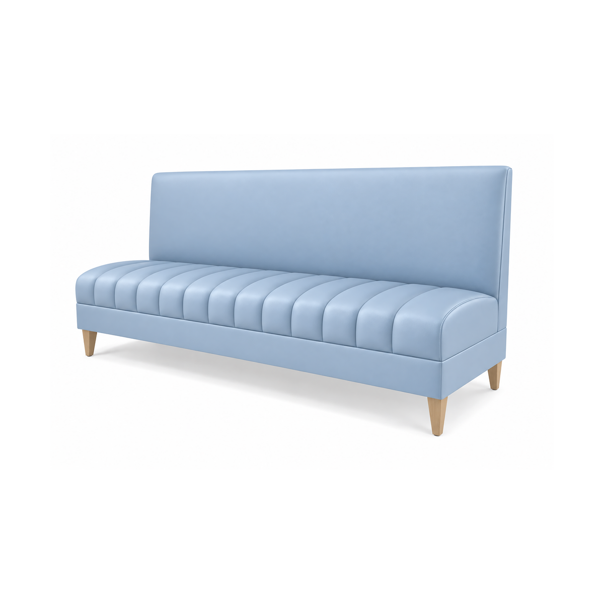 Straight Booth / Banquette Channeled Seat & Back Options
