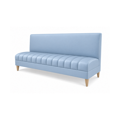 Straight Booth / Banquette Channeled Seat & Back Options