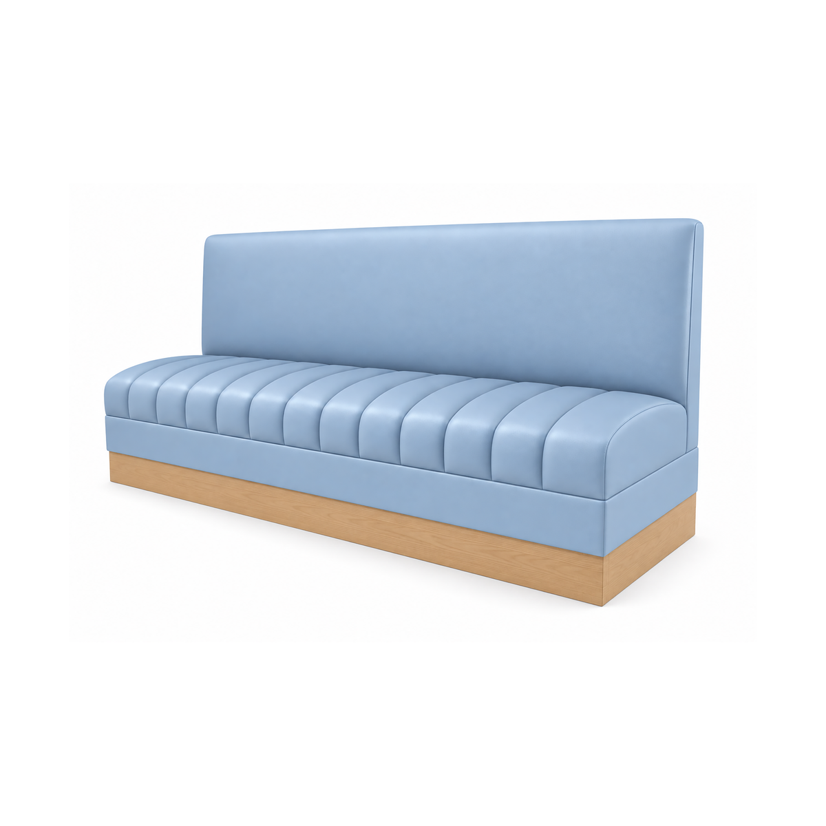 Straight Booth / Banquette Channeled Seat & Back Options