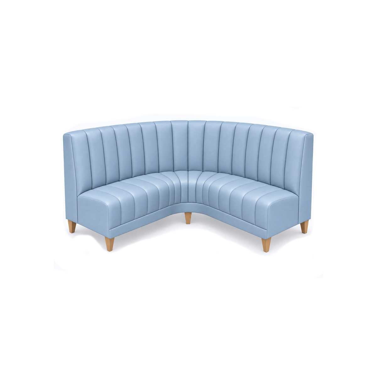 Radius Booth / Banquette - Channeled Options