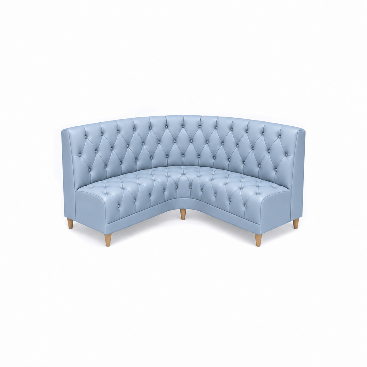 Radius Booth / Banquette - Tufted Options