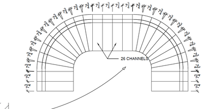 U Shaped Radius Booth / Banquette