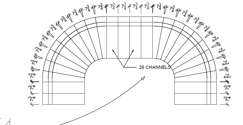 U Shaped Radius Booth / Banquette